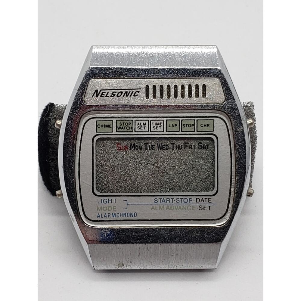 Men's Digital Nelsonic watch face, no band.